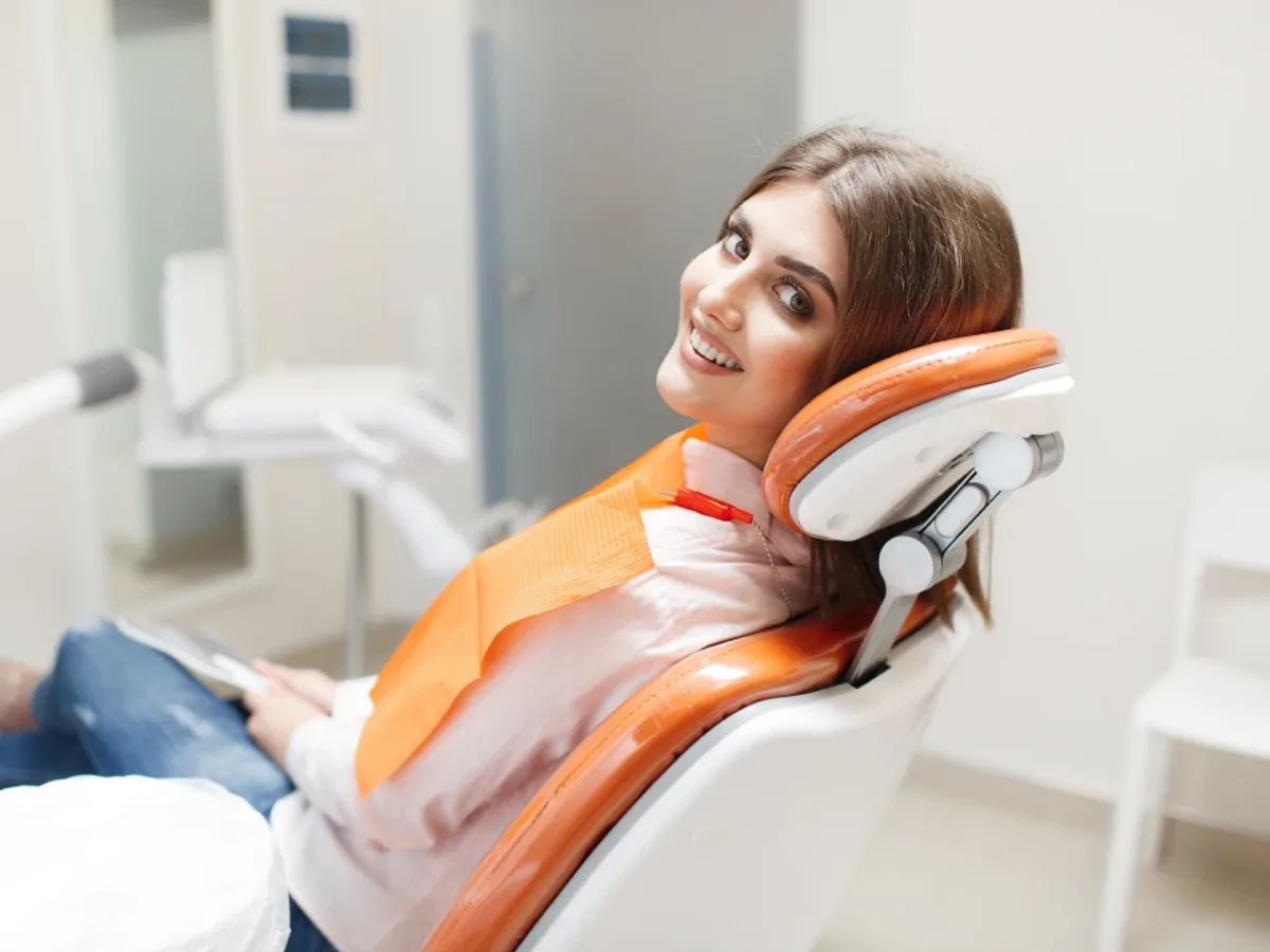 A woman smiling after a routine dental checkup | Complete Smiles-Cottonwood Heights-Mountain View-Redwood-Utah