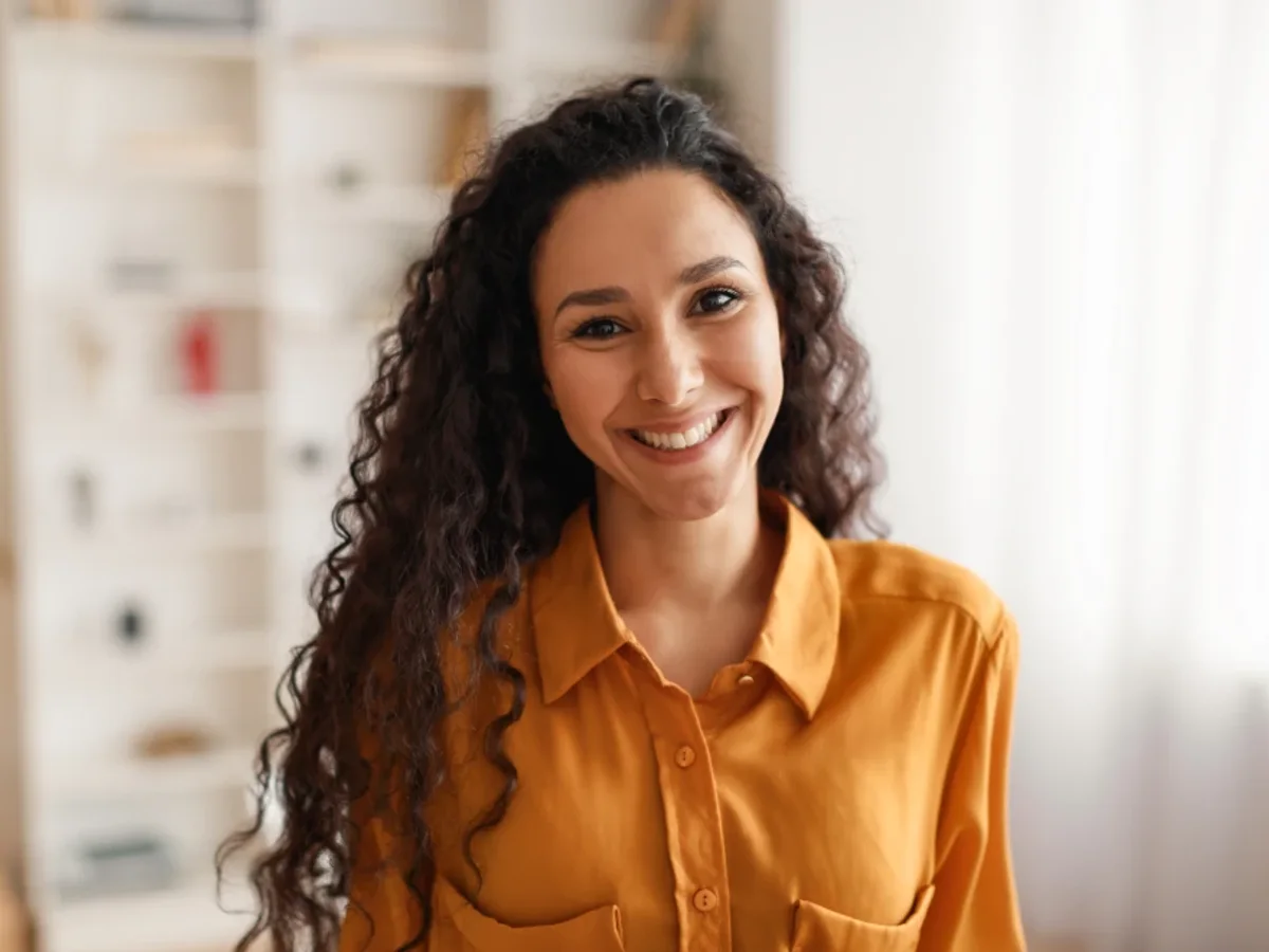 A woman smiling after a full smile makeover | Complete Smiles-Cottonwood Heights-Mountain View-Redwood-Utah