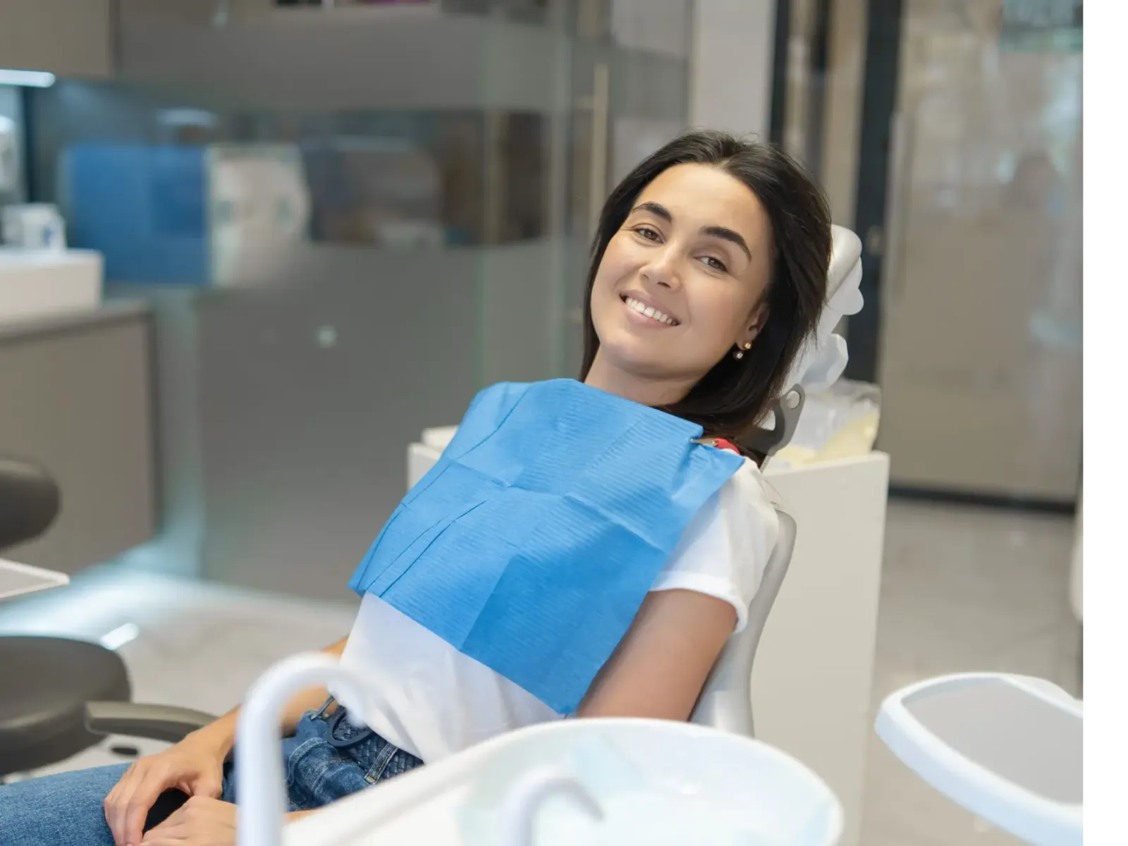 A relaxed patient resting comfortably in the dental chair | Complete Smiles-Cottonwood Heights-Mountain View-Redwood-Utah